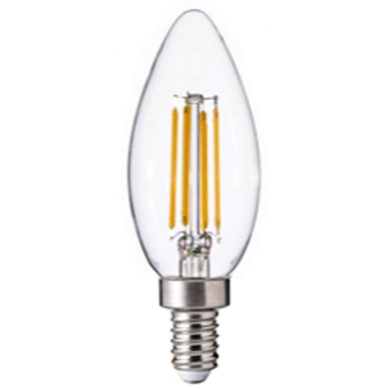 Image 2 40W Equivalent Clear 4W 12 Volt LED Non-Dimmable E12 6-Pack more views