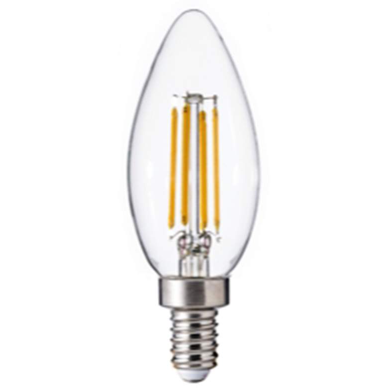 Image 1 40W Equivalent Clear 4W 12 Volt LED Non-Dimmable E12 Bulb