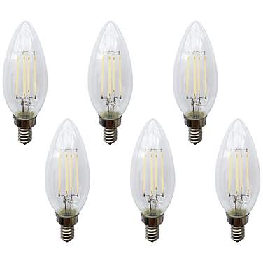 15W 120V G16 E12 White Bulb (6-Pack) by Satco Lighting at