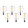 40W Equivalent Clear 4W LED Dimmable Candelabra G16.5 6-Pack