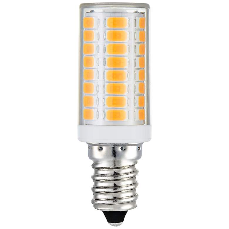 Image 1 40W Equivalent Clear 4W LED Dimmable Candelabra Tube Bulb