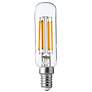 40W Equivalent Clear 4W LED Dimmable E12 Base T8 Tube Bulb by Tesler