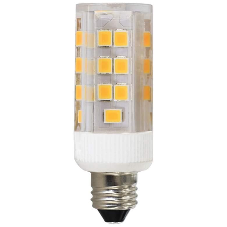 Image 1 40W Equivalent Clear 4W LED Dimmable Mini Candelabra E11 Base Bulb