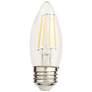 1_40W Equivalent Clear 4W LED Filament Standard Torpedo Bulb