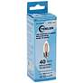 2_40W Equivalent Clear 4W LED Filament Standard Torpedo Bulb more views