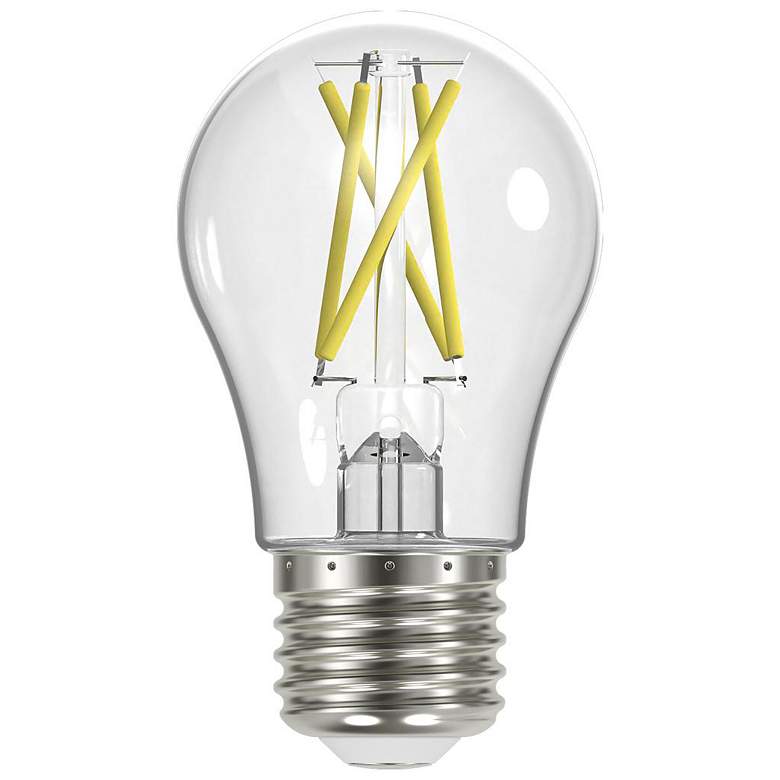 Image 1 40W Equivalent Clear 5W 3000K LED Dimmable Standard Base A15 Bulb by Satco