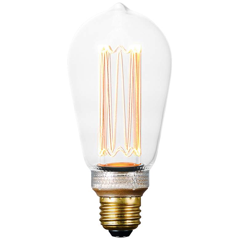 Image 1 40W Equivalent Clear Glass 3.5W LED Dimmable Bulb