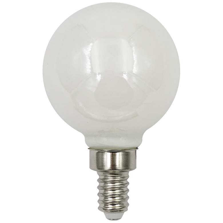 Image 1 40W Equivalent Frost 4W LED Dimmable Candelabra G16.5 Bulb