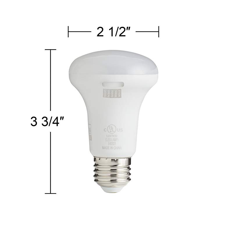 Image 4 40W Equivalent Frosted 6.5W LED Dimmable Standard BR20 more views
