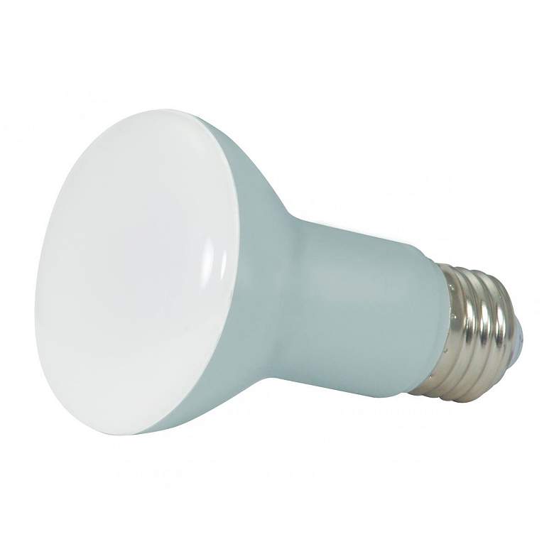 Image 1 40W Equivalent Frosted 6.5W LED Dimmable Standard R20 Light Bulb by Satco
