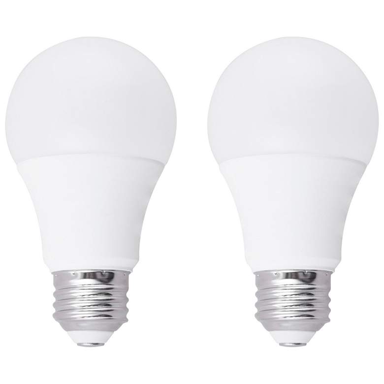 Image 1 40W Equivalent Frosted 7W LED Dimmable Standard A19 2-Pack