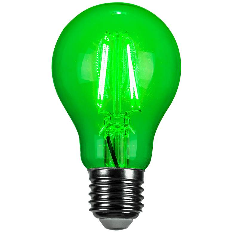 Image 1 40W Equivalent Green 4W LED Dimmable Standard Party Bulb