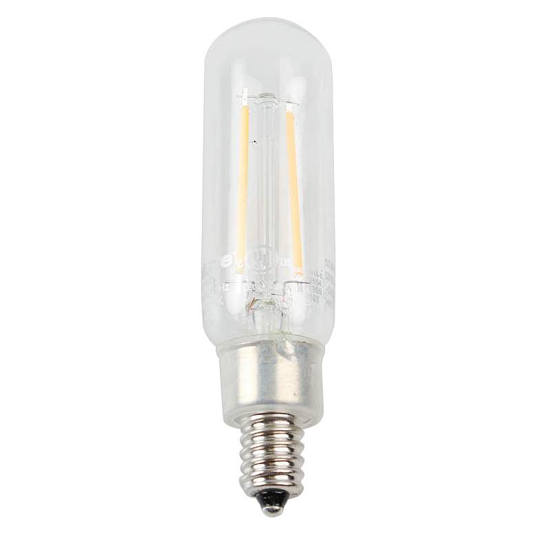 Image 1 40W Equivalent MaxLite 4W LED Dimmable Candelabra T8 Bulb
