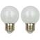 40W Equivalent Milky 4W LED 2700K Dimmable Standard 2-Pack