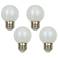 40W Equivalent Milky 4W LED 2700K Dimmable Standard 4-Pack