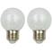 40W Equivalent Milky 4W LED 3000K Dimmable Standard 2-Pack