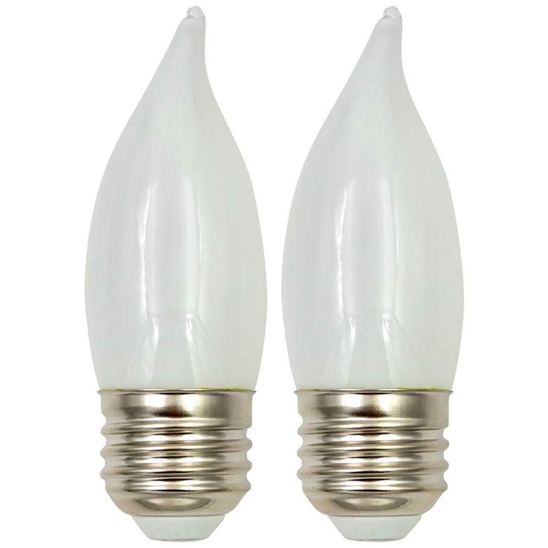 Image 1 40W Equivalent Milky 4W LED Dimmable Standard Torpedo 2-Pack