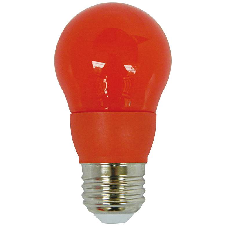 Image 1 40W Equivalent Orange 5 Watt LED Non-Dimmable Standard Bulb