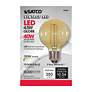 2_40W Equivalent Satco Amber 4.5W LED Dimmable Standard Bulb more views
