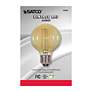 3_40W Equivalent Satco Amber 4.5W LED Dimmable Standard Bulb more views
