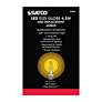 4_40W Equivalent Satco Amber 4.5W LED Dimmable Standard Bulb more views
