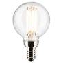 2_40W Equivalent Satco Clear 4W LED Dimmable Candelabra 2-Pack more views