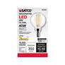 4_40W Equivalent Satco Clear 4W LED Dimmable Candelabra G16.5 more views