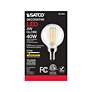 5_40W Equivalent Satco Clear 4W LED Dimmable Candelabra G16.5 more views