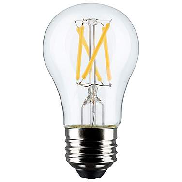 40W Equivalent Satco Clear 5.5W LED Dimmable Standard 2-Pack