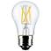 40W Equivalent Satco Clear 5.5W LED Dimmable Standard 2-Pack