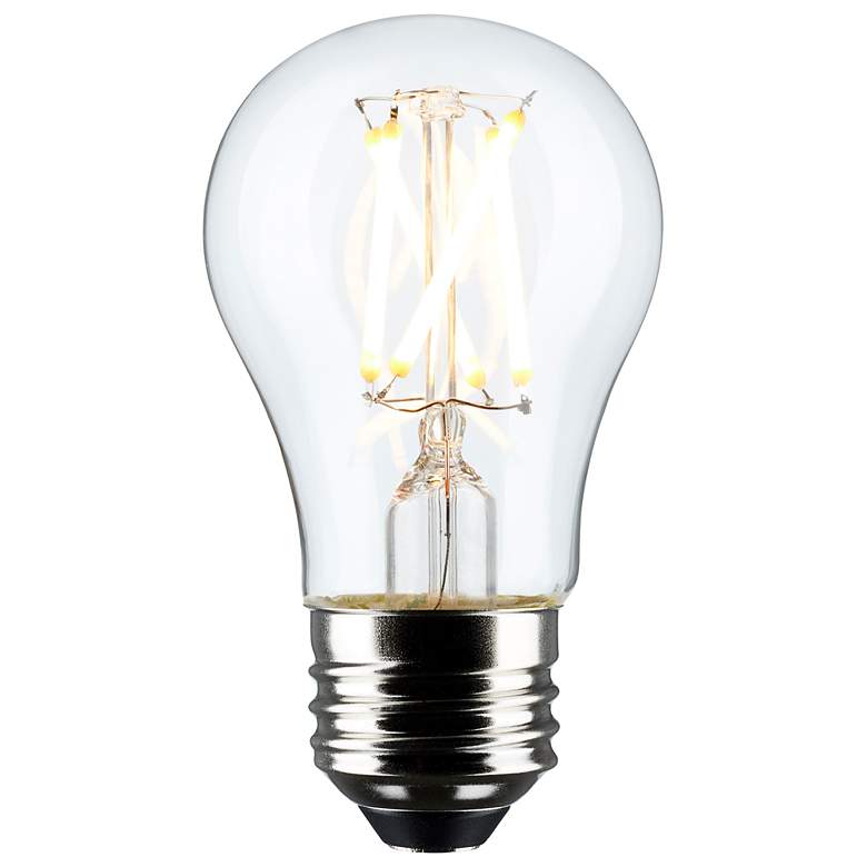 Image 2 40W Equivalent Satco Clear 5.5W LED Dimmable Standard 2-Pack more views
