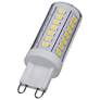 1_40W Equivalent Satco Clear 5W Mini LED Dimmable Bi-Pin Bulb