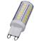 40W Equivalent Satco Clear 5W Mini LED Dimmable Bi-Pin Bulb