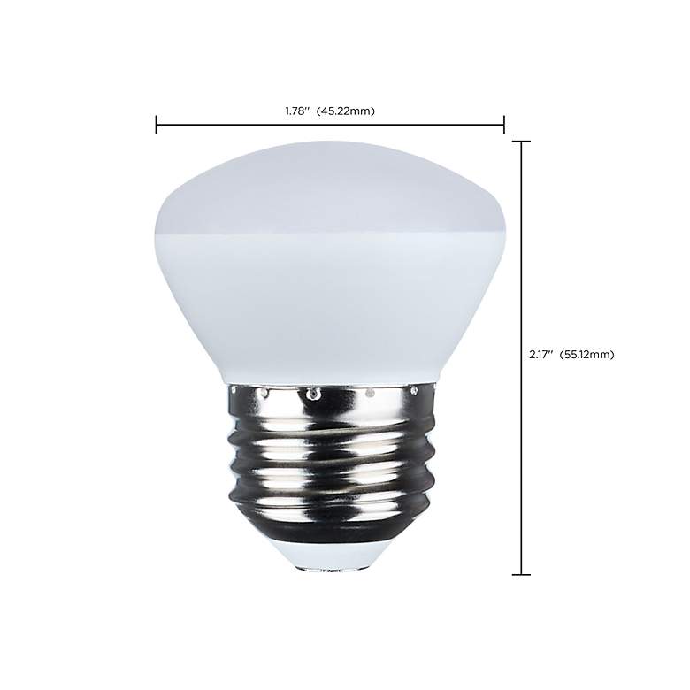 Image 5 40W Equivalent Satco Frost 3.5W LED Dimmable Standard Bulb more views