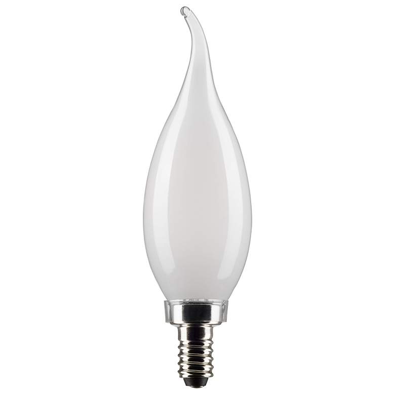 Image 1 40W Equivalent Satco Frost 4W LED Dimmable Candelabra Bulb