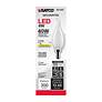4_40W Equivalent Satco Frost 4W LED Dimmable Candelabra Bulb more views