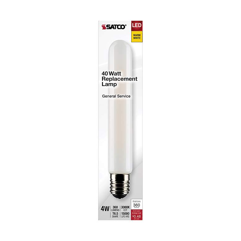Image 3 40W Equivalent Satco Frosted 4W LED Dimmable Intermediate more views