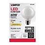 5_40W Equivalent Satco White 4.5W 2700K LED Dimmable Standard more views