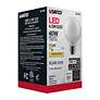 40W Equivalent Satco White 4.5W 2700K LED Dimmable Standard in scene