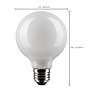 40W Equivalent Satco White 4.5W 2700K LED Dimmable Standard in scene
