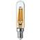40W Equivalent T6 Amber 4W LED Dimmable E12 Base Bulb