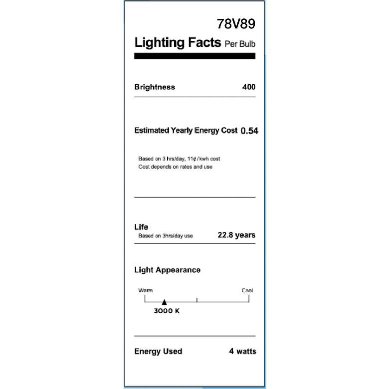 Image 2 40W Equivalent T6 Milky 4W LED Dimmable E12 Base Bulb more views