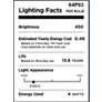 2_40W Equivalent Tesler Half Silver 4W LED Dimmable Standard more views