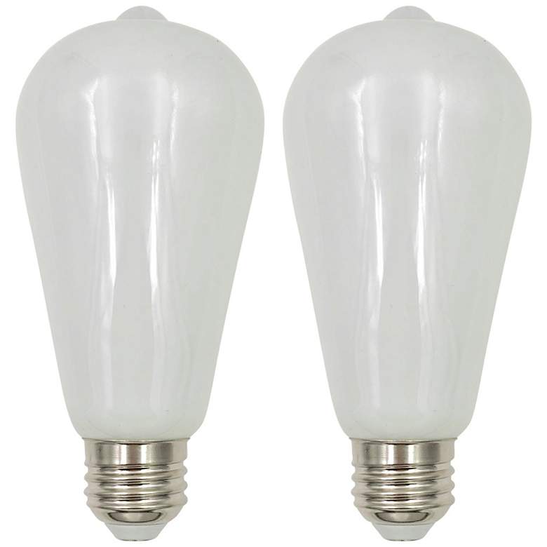 Image 1 40W Equivalent Tesler Milky 4W LED Dimmable Standard 2-Pack