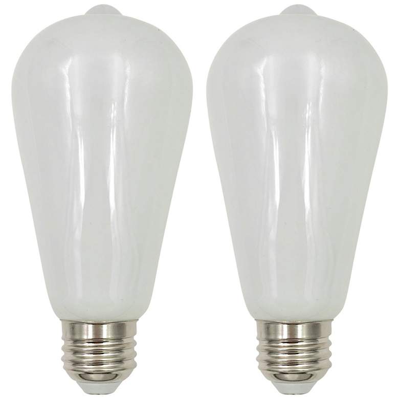 Image 1 40W Equivalent Tesler Milky 4W LED Dimmable Standard 2-Pack