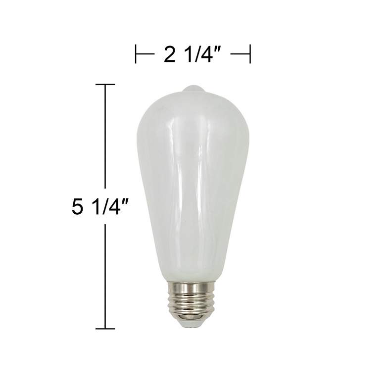Image 4 40W Equivalent Tesler Milky 4W LED Dimmable Standard 2-Pack more views