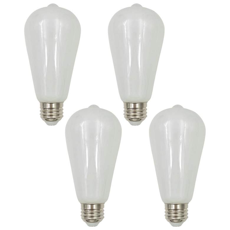 Image 1 40W Equivalent Tesler Milky 4W LED Dimmable Standard 4-Pack