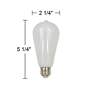 40W Equivalent Tesler Milky 4W LED Dimmable Standard 4-Pack