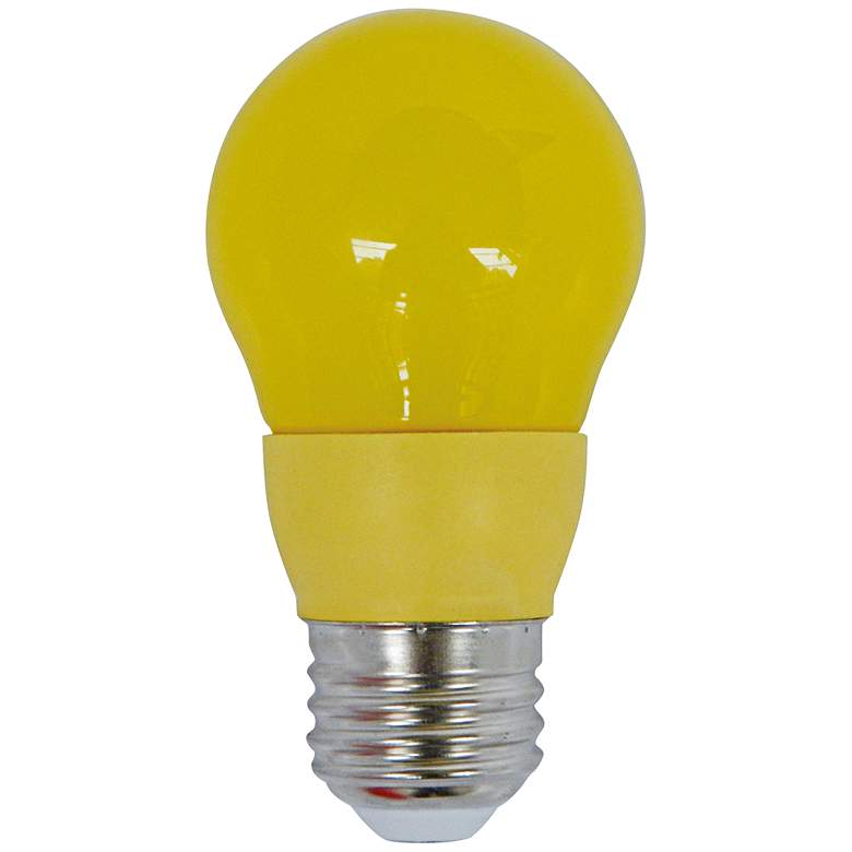 Image 1 40W Equivalent Yellow 5 Watt LED Non-Dimmable Standard Bulb