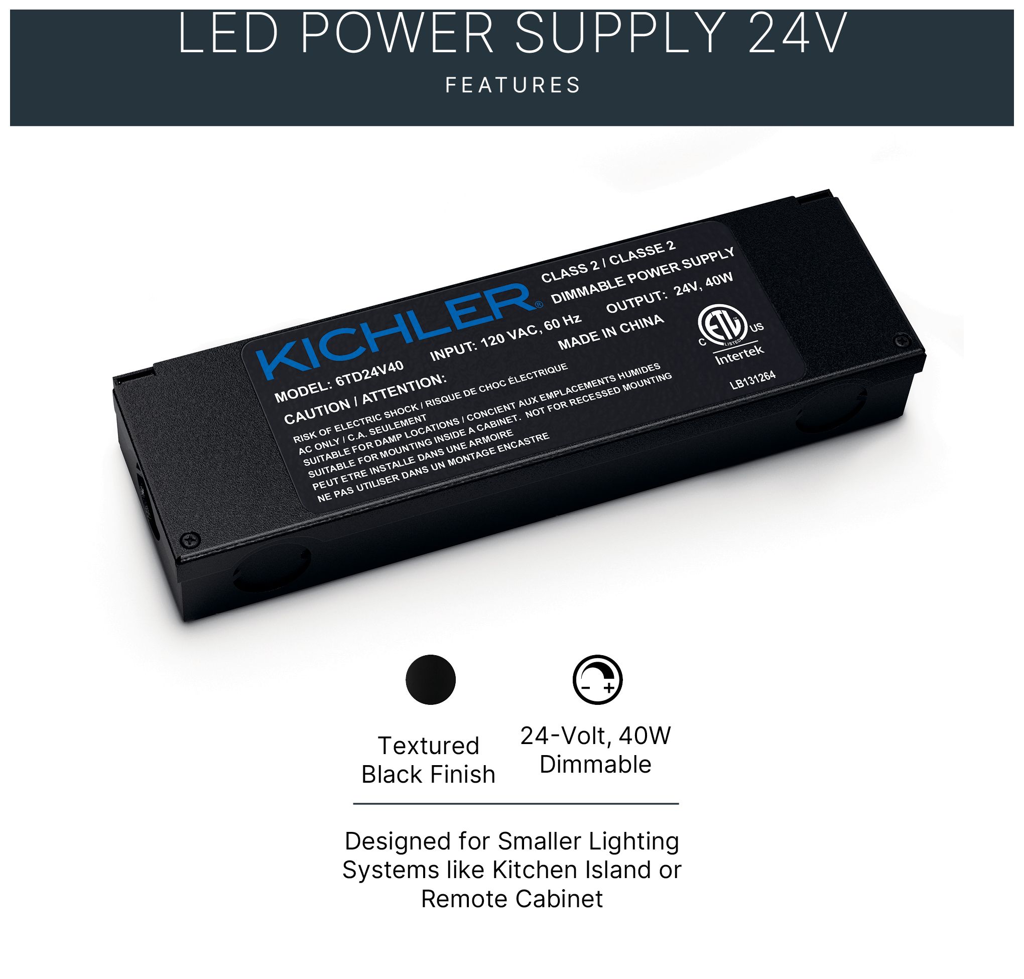 Image 3 40W Power Supply 24-Volt more views